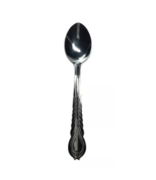 CUCHARAS TÉ CAFÉ POSTRES INOX COLOR PLATA - 1