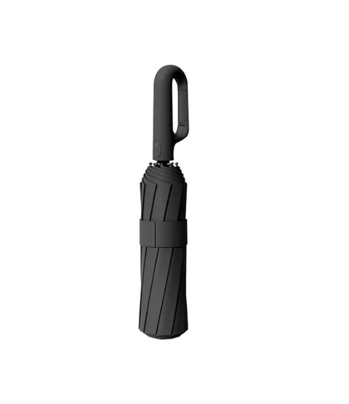 PARAGUAS AUTOMÁTICO ANTIVENDAVAL HUESOS COLGABLE NEGRO - 2