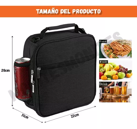 LONCHERA TÉRMICA PORTÁTIL PARA HOMBRE BOLSA DE ALMUERZO - 2