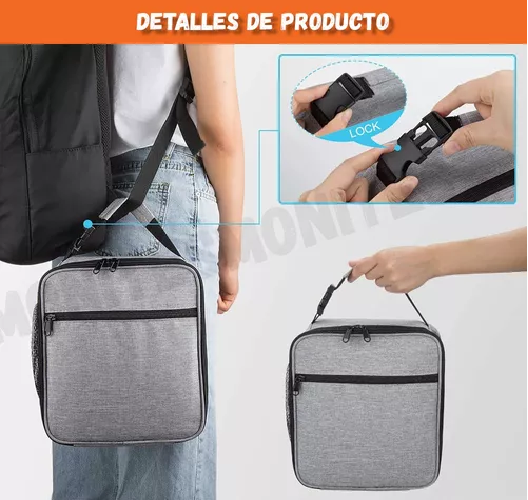 LONCHERA TÉRMICA PORTÁTIL PARA HOMBRE BOLSA DE ALMUERZO - 7