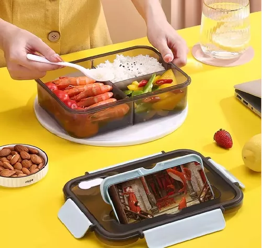FIAMBRERA PORTÁTIL TÉRMICA, LUNCH BOX DE GRAN CAPACIDAD 1500 ML - 4