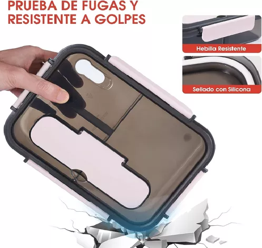 FIAMBRERA PORTÁTIL TÉRMICA, LUNCH BOX DE GRAN CAPACIDAD 1500 ML - 5
