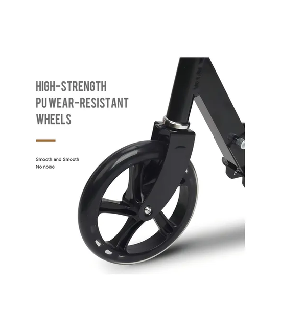 SCOOTER MONOPATIN PLEGABLE METALICO RUEDAS COLOR NEG - 5
