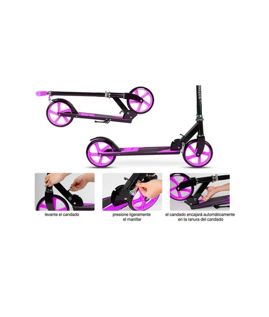 SCOOTER PATIN MANILLAR AJUSTABLE EN NIVELES MULTICOLOR - 2