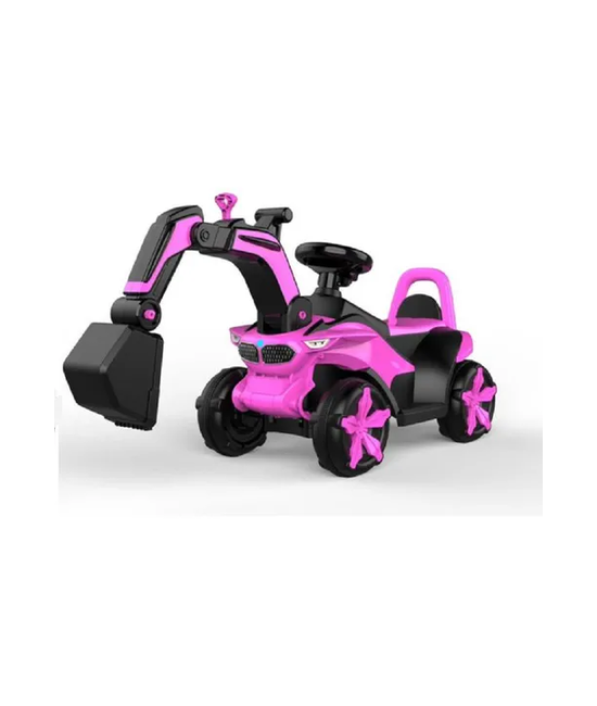 COCHE JUGUETE ELÉCTRICO NIÑOS EXCAVADORA MÚSICA BLUETOOTH RO - 1