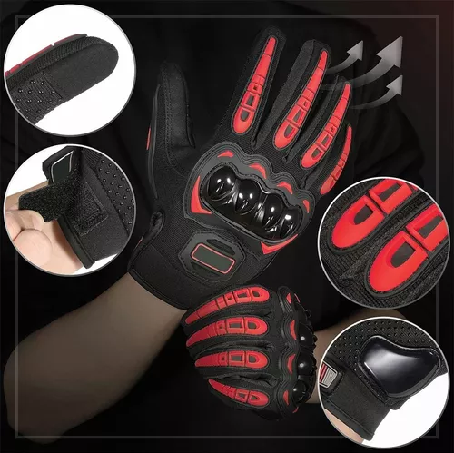 GUANTES MOTO ARMAD GEAR TOUCH, CUERO Y TELA IMPERMEABLE, TALLA L - 6