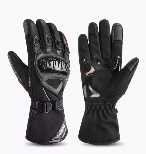 GUANTES SUOMY INVIERNO IMPERMEABLE PARA MOTOCICLISTA TÉRMICO, TALLA 2XL - 1