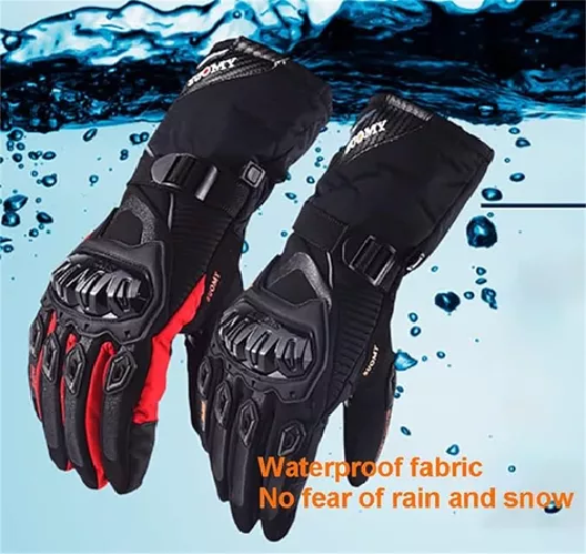 GUANTES SUOMY INVIERNO IMPERMEABLE PARA MOTOCICLISTA TÉRMICO, TALLA XL - 6