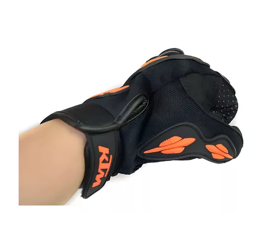 GUANTES DE MOTO PROTECCIÓN INVIERNO IMPERMEABLES, TALLA XL, COLOR NARANJA - 4