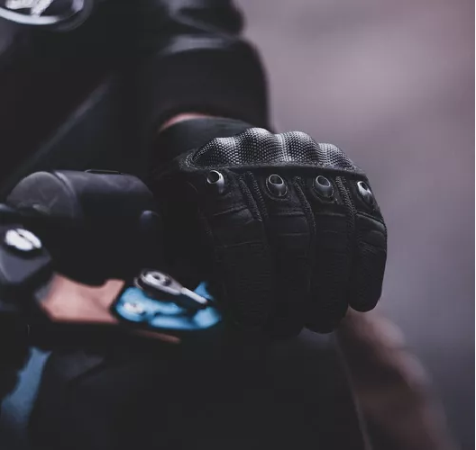 GUANTES DE MOTO CON PANTALLA TÁCTIL Y MOSQUETÓN, TALLA XXL - 4