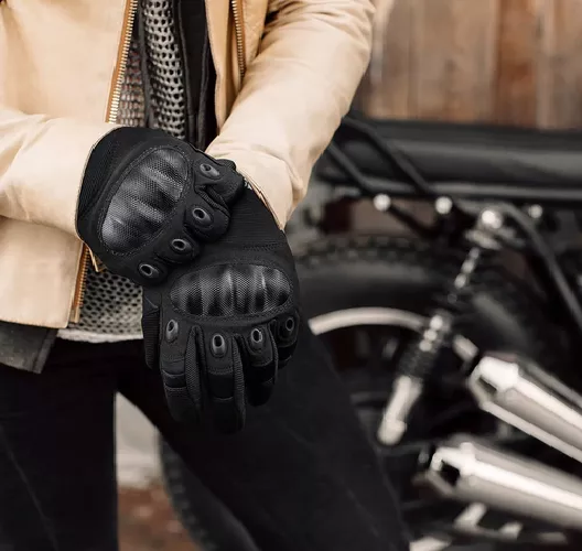 GUANTES DE MOTO CON PANTALLA TÁCTIL Y MOSQUETÓN, TALLA XXL - 5