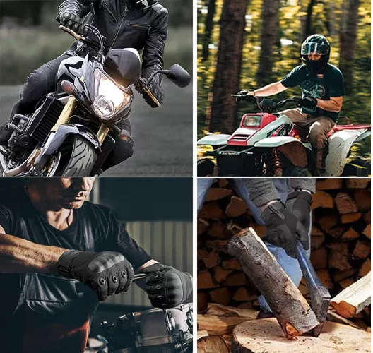 GUANTES DE MOTO CON PANTALLA TÁCTIL Y MOSQUETÓN, TALLA XXL - 7