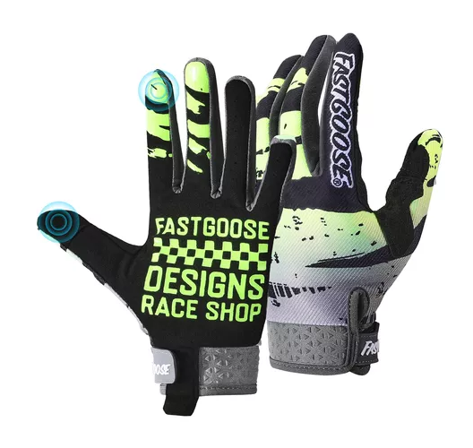 GUANTES DE MOTO CON PANTALLA TÁCTIL PARA HOMBRE Y MUJER, TALLA M, COLOR VERDE - 1