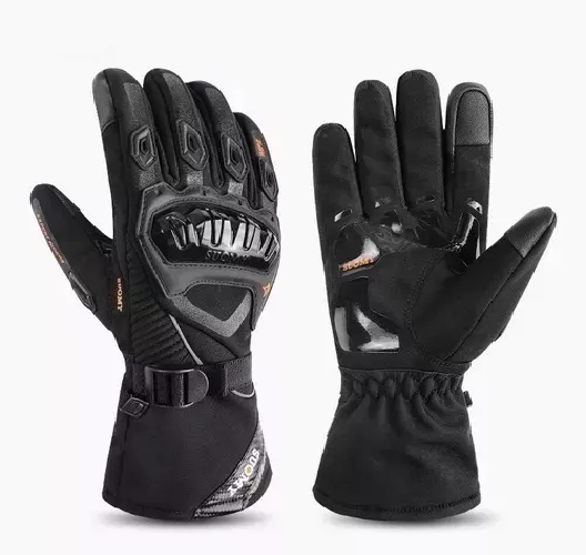 GUANTES SUOMY INVIERNO IMPERMEABLE PARA MOTOCICLISTA TÉRMICO, TALLA M - 1