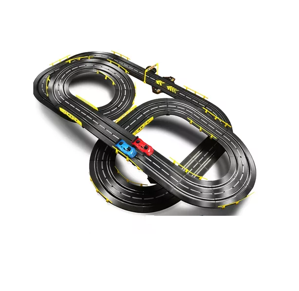 AUTOMÓVIL ELÉCTRICO DE PISTA DE CARRERAS, VEHÍCULO FERROVIARIO MULTICOLOR - 2