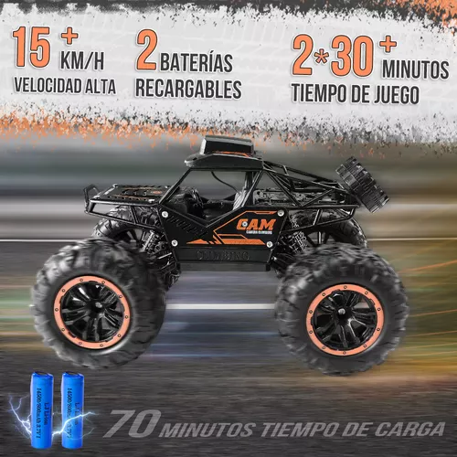 AUTO A CONTROL REMOTO RECARGABLE CON CÁMARA HD WIFI EN COLOR NEGRO - 4