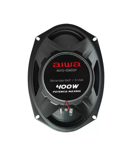 PARLANTES PARA AUTO 6X9 3 VÍAS 400W AIWA AWS-6965P, COLOR EN COLOR NEGRO - 4