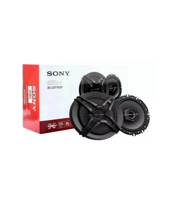BOCINAS SONY XS-GTF1639 6.5' 3 VÍAS 270W 45W RMS, COLOR EN COLOR NEGRO - 1