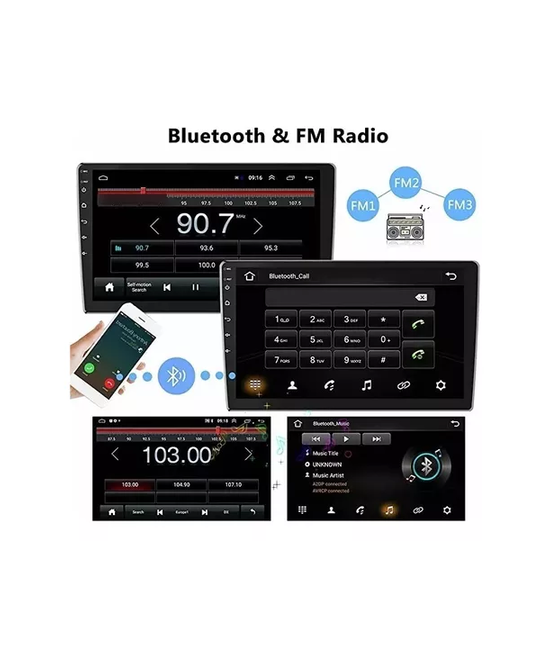 RADIO ANDROID 8.1 CON GPS Y MIRROR LINK 9' 2 DIN, COLOR EN COLOR NEGRO - 4