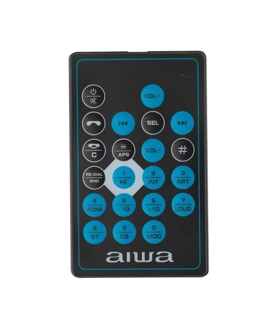 COMBO RADIO BLUETOOTH 1 DIN + PARLANTE PARA AUTO AIWA, COLOR EN COLOR NEGRO - 3