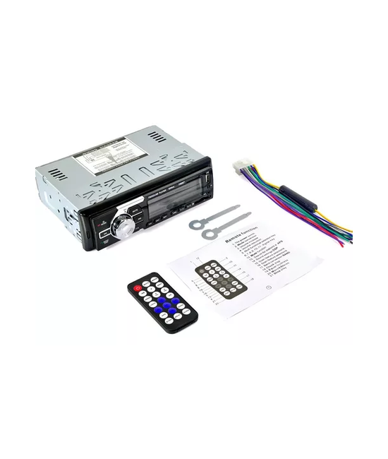 REPRODUCTOR PARA AUTO BLUETOOTH MP3 USB, MANOS LIBRES, COLOR EN COLOR NEGRO - 3