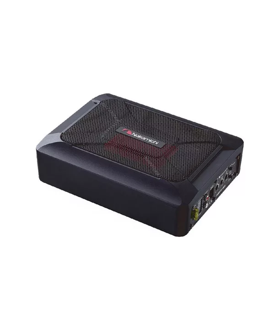 CAJA SUBWOOFER AMPLIFICADA DELGADA NAKAMICHI 100W RMS, COLOR EN COLOR NEGRO - 2