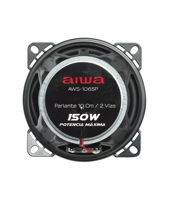 PARLANTES PARA AUTO 10CM 2 VÍAS 150W AIWA AWS-1065P, COLOR EN COLOR NEGRO - 4