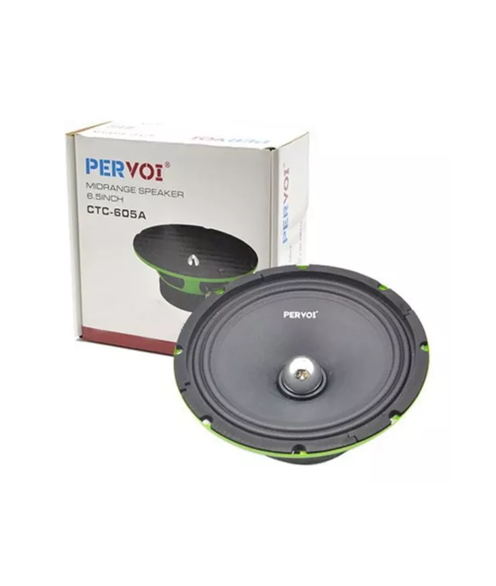 PARLANTE MEDIO PARA AUTO 600W 16.7CM REDONDO 6.4', COLOR EN COLOR NEGRO - 1