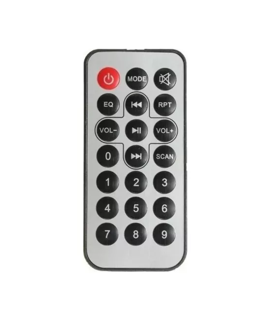 RADIO AUTO 1 DIN BLUETOOTH USB MP3 MICROSD AUX FM, COLOR EN COLOR NEGRO - 4