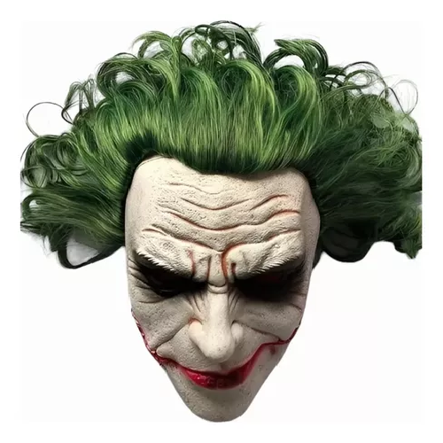 MÁSCARA GUASÓN DE LÁTEX, EOLAND, DISFRAZ DE HALLOWEEN, TERROR JOKER - 3