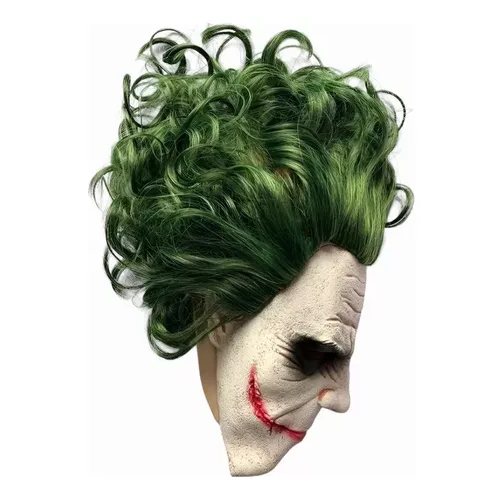 MÁSCARA GUASÓN DE LÁTEX, EOLAND, DISFRAZ DE HALLOWEEN, TERROR JOKER - 4