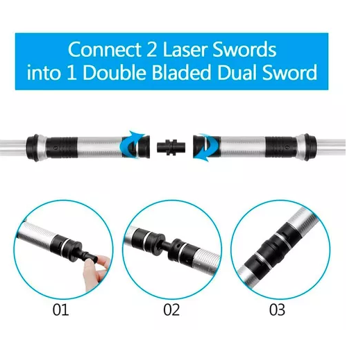 JUGUETES STAR WARS, ESPADA LÁSER JEDI CON LUZ RGB - 4
