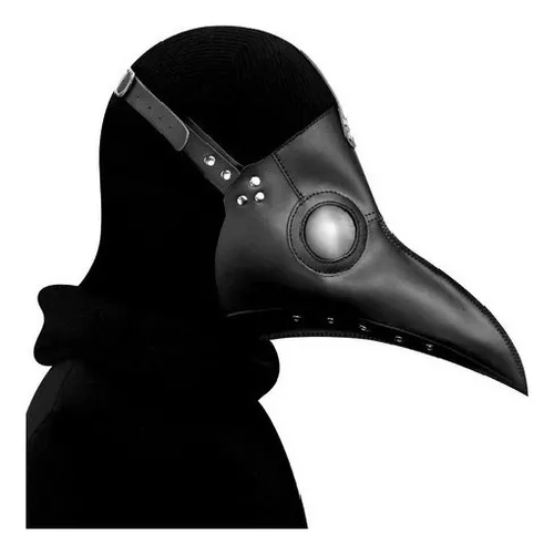 ACCESORIOS DE COSPLAY, MÁSCARA DE PESTE DE HALLOWEEN, COLOR EN COLOR NEGRO - 1