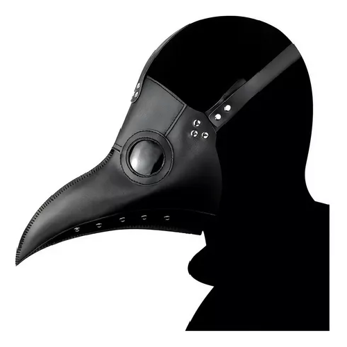 ACCESORIOS DE COSPLAY, MÁSCARA DE PESTE DE HALLOWEEN, COLOR EN COLOR NEGRO - 2