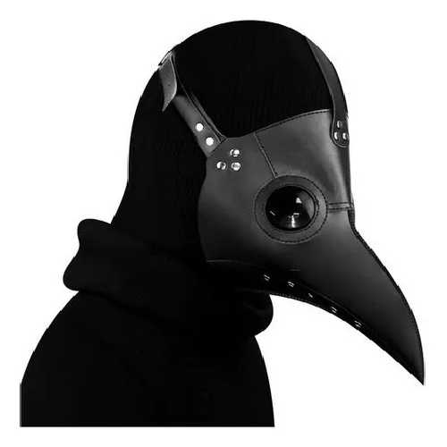 ACCESORIOS DE COSPLAY, MÁSCARA DE PESTE DE HALLOWEEN, COLOR EN COLOR NEGRO - 3