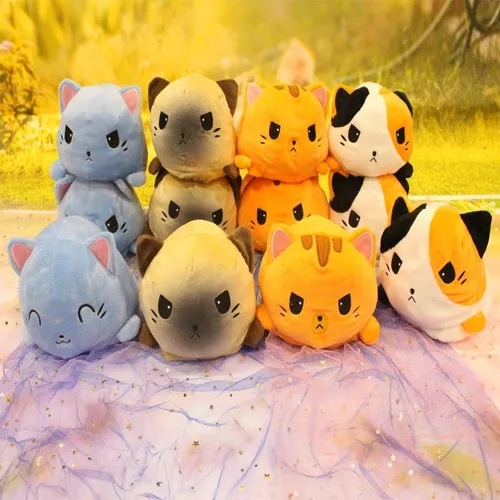 GATO REVERSIBLE DE PELUCHE DE FELPA - 4
