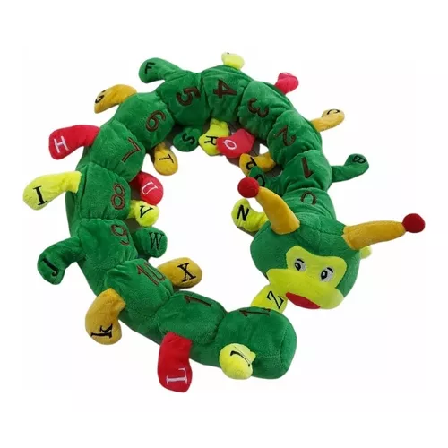 PELUCHE ORUGA REQUETEPATITAS, NÚMEROS Y LETRAS, 87 CM, PARA BEBÉS - 3