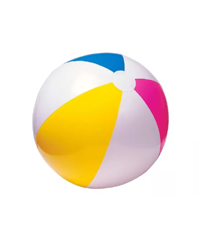 PELOTA DE PLAYA INFLABLE 61 CM MULTICOLOR - 1