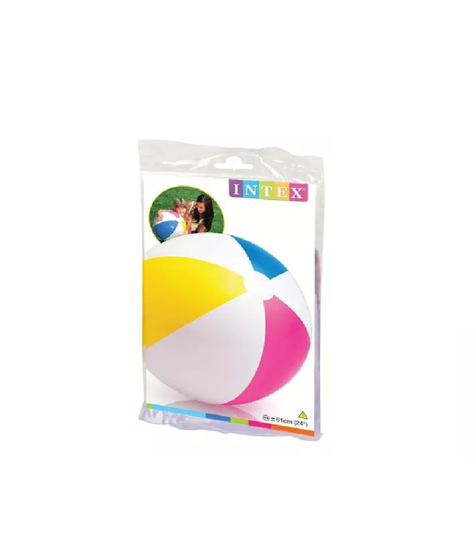 PELOTA DE PLAYA INFLABLE 61 CM MULTICOLOR - 2