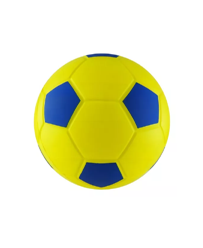 BALÓN DE ESPUMA FÚTBOL NÚMERO 8 EN COLOR AMARILLO - 1