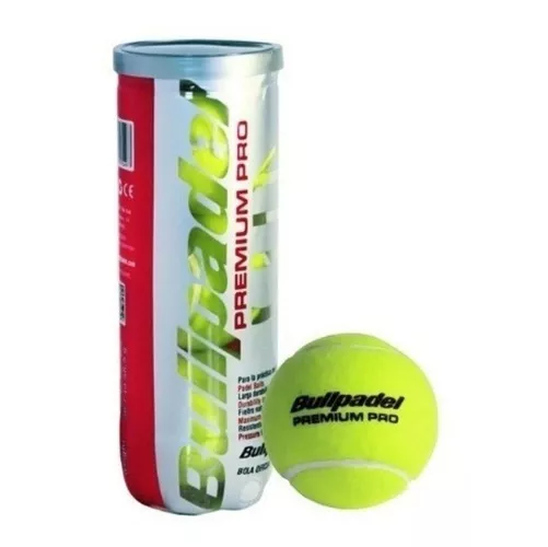 TUBO DE PELOTAS DE PÁDEL BULLPADEL, X3, PREMIUM, IMPORTADAS - 2
