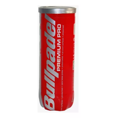 TUBO DE PELOTAS DE PÁDEL BULLPADEL, X3, PREMIUM, IMPORTADAS - 3