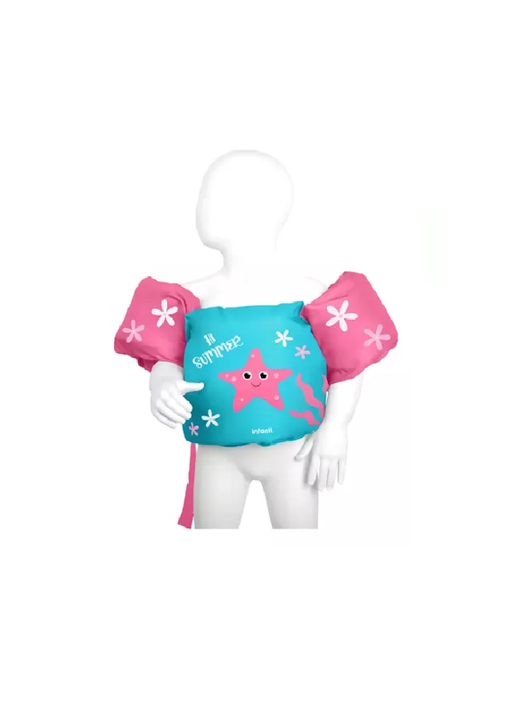 FLOTADOR ALITAS INFANTI LITTLE PINK STAR CELESTE - 3