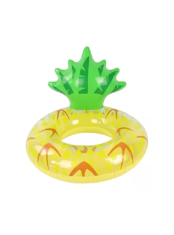 FLOTADOR INFLABLE GRANDE PIÑA EN COLOR EN COLOR AMARILLO - 1