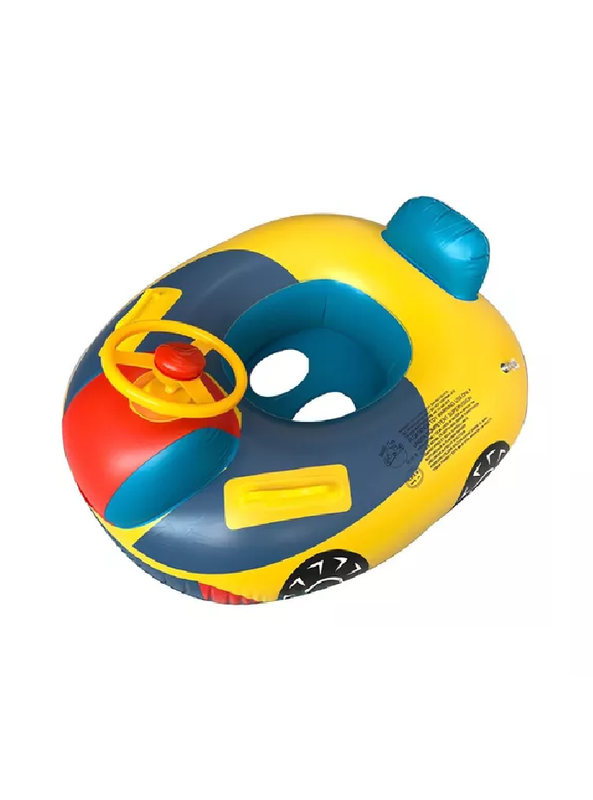 FLOTADOR PARA BEBÉS CON VOLANTE MULTICOLOR - 1