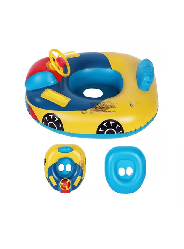 FLOTADOR PARA BEBÉS CON VOLANTE MULTICOLOR - 3