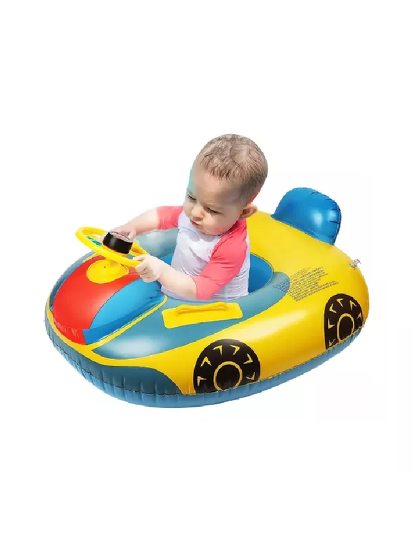 FLOTADOR PARA BEBÉS CON VOLANTE MULTICOLOR - 6