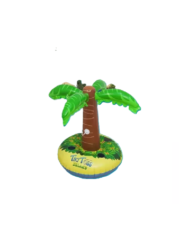 FLOTADOR INFLABLE PALMERA POSA VASO MULTICOLOR - 2