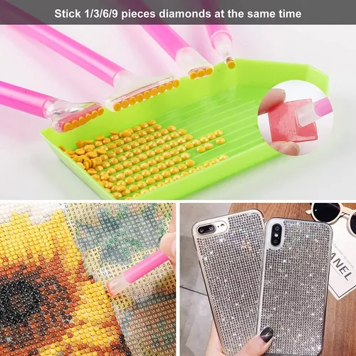 117 PCS KIT DE HERRAMIENTAS DIY 5D DE PINTURA DE DIAMANTE - 4