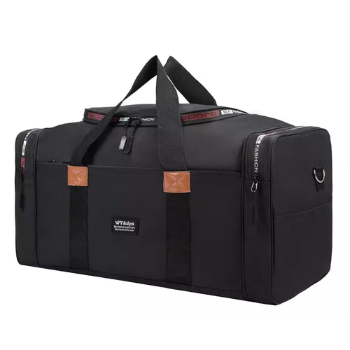 BOLSO FITNESS DE MODA PARA VIAJES, GRAN CAPACIDAD, COLOR EN COLOR NEGRO - 1